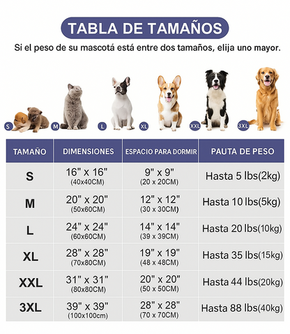 Cama calmante Perros y Gatos