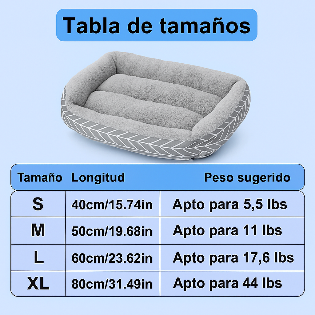 Cama Ultrasuave Perros y Gatos