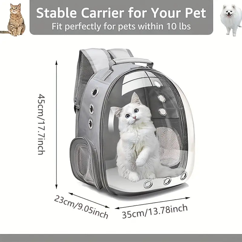Mochila Cabina Espacial Gatos y Perros
